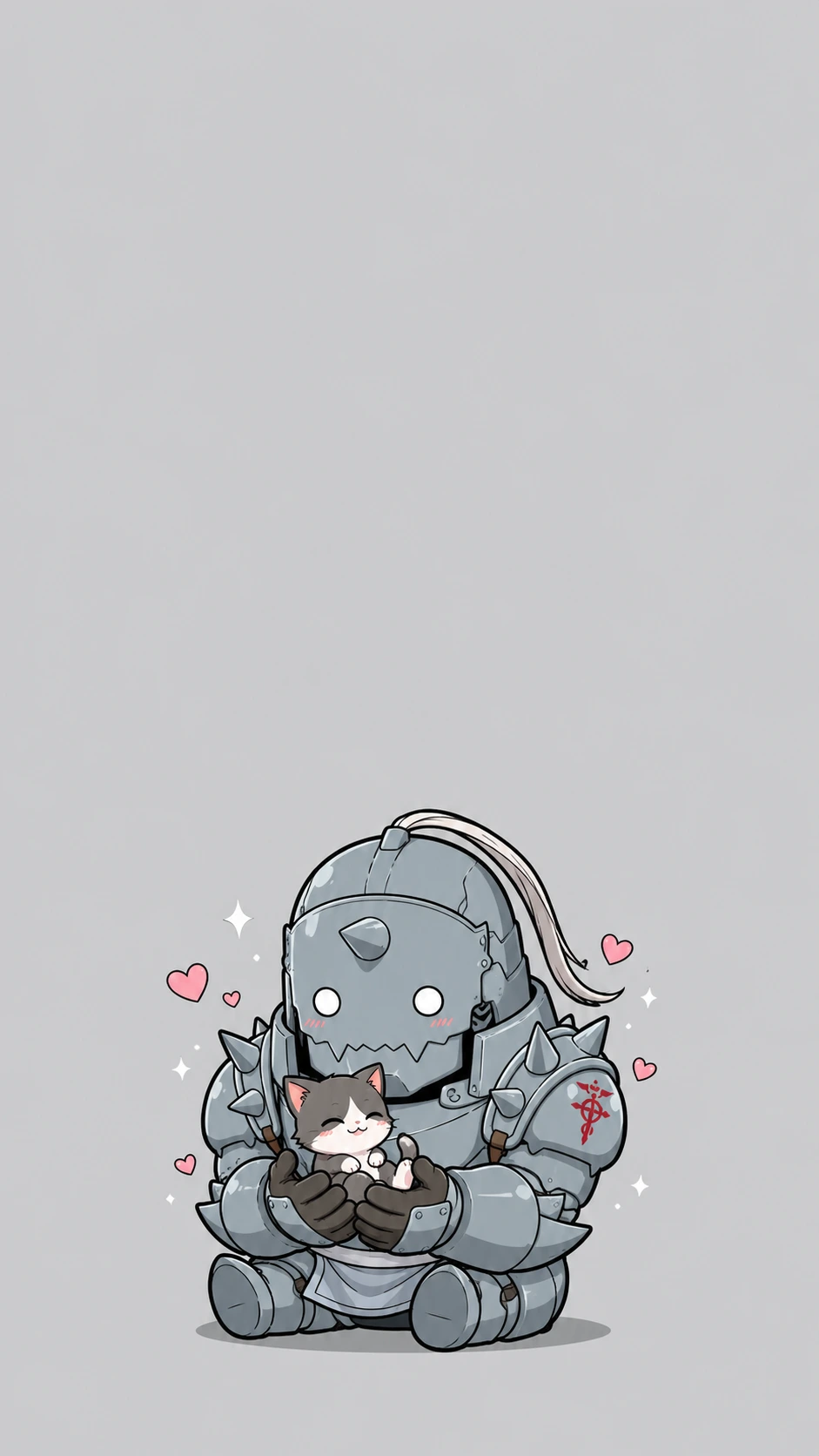 Alphonse Elric Chibi Fan Art 4K Wallpaper — Fullmetal Alchemist