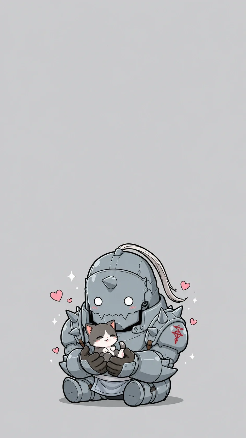 Alphonse Elric Chibi Fan Art 4K Wallpaper — Fullmetal Alchemist