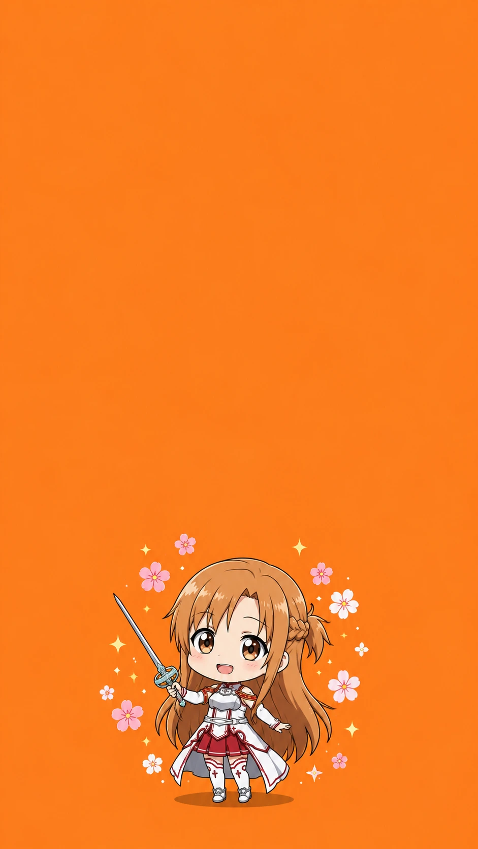 Asuna Yuuki Chibi Sword Wallpaper HD