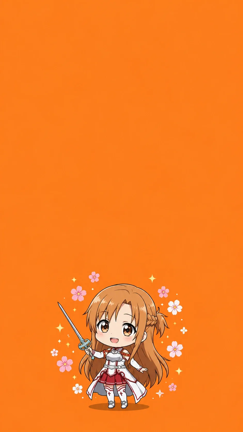 Asuna Yuuki Chibi Sword Wallpaper HD