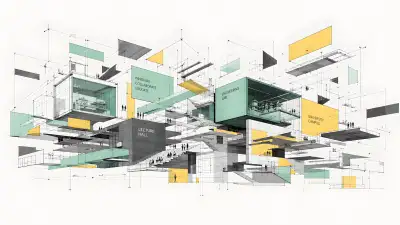 Exploded Axonometric University Wallpaper - Architecture 4K