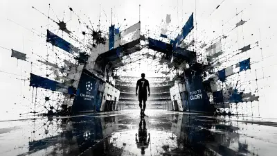 Football Tunnel Wallpaper - Champions Night Abstract 4K