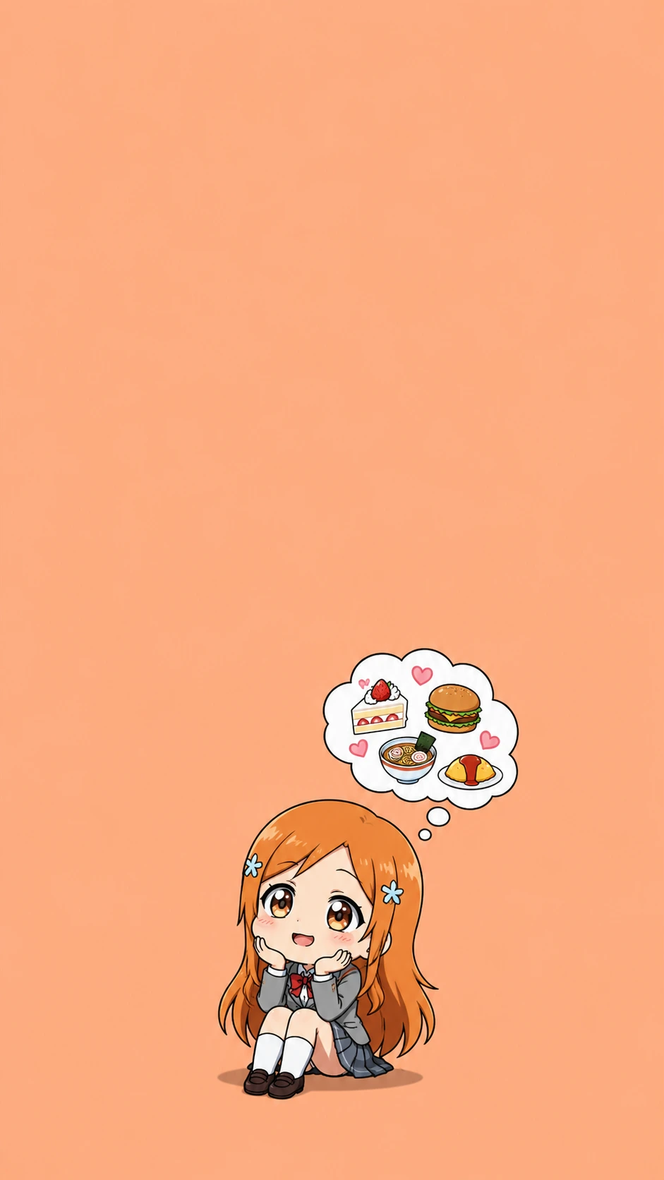 Honoka Kosaka Cute Anime Fan Art Wallpaper HD
