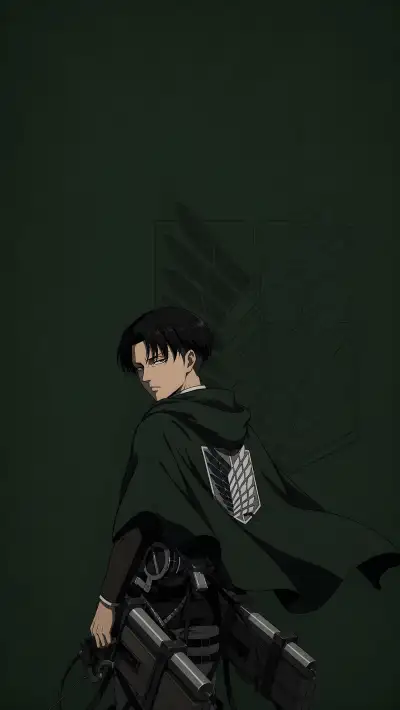 Levi Ackerman Cold Stare Wallpaper – Attack on Titan Mobile 4K