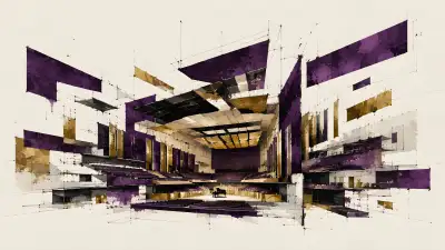 Royal Symphony Hall Interior Deconstructivist 4K Wallpaper