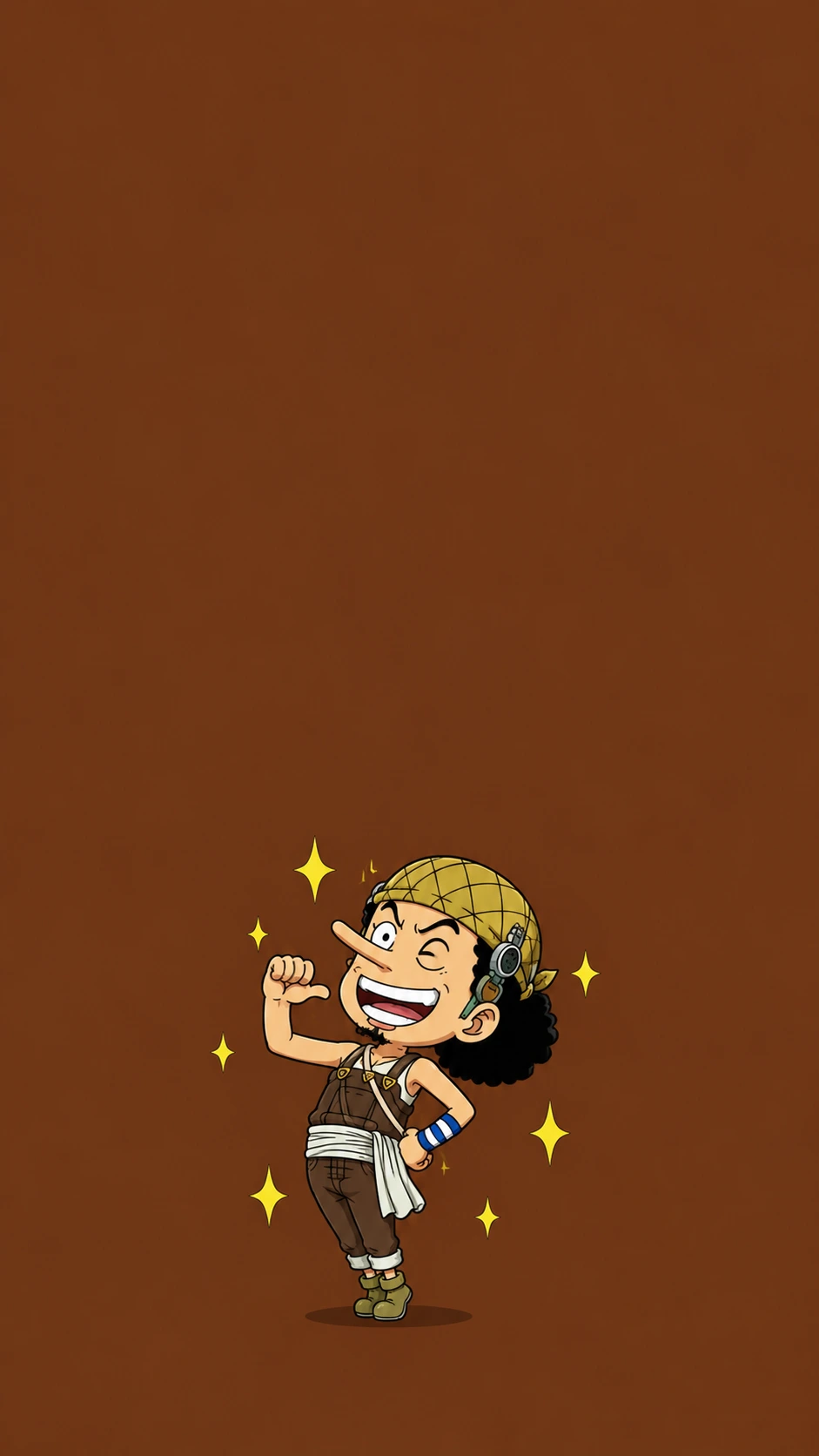 Usopp One Piece Chibi Fan Art 4K